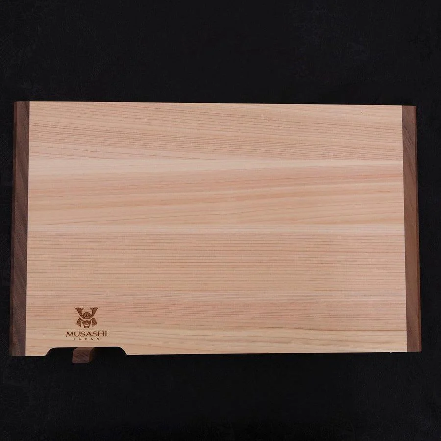 Musashi Schneidebrett Hinoki mit Ständer 390mm×240mm×15mm - Image 7