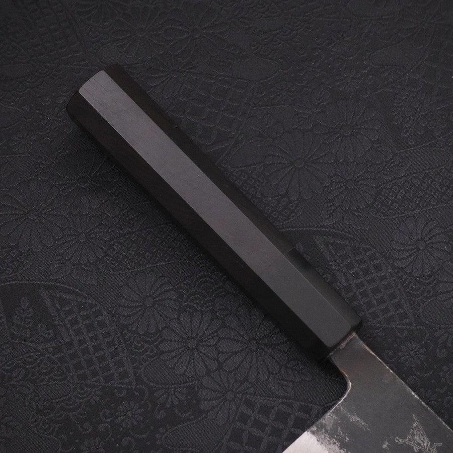 Nakiri Aogami Super Kurouchi Büffelhorn und Ebenholz Griff 165mm - Image 6