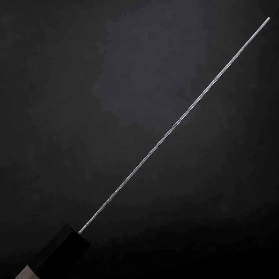 Nakiri AUS-10 Kagami Tsuchime Damast Büffelhorn und Magnolienholz Griff 165mm - Image 5