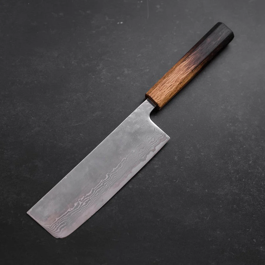 Nakiri AUS-10 Poliert Nashiji Damast Yaki Urushi Griff 165mm - Image 2