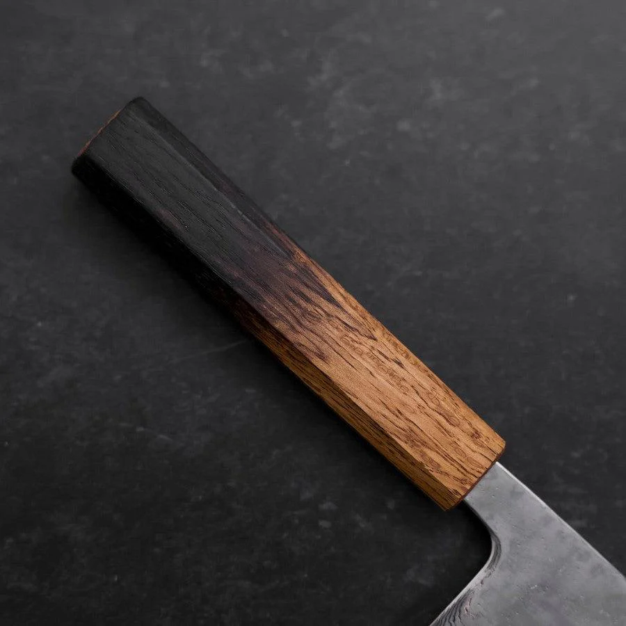 Nakiri AUS-10 Poliert Nashiji Damast Yaki Urushi Griff 165mm - Image 6