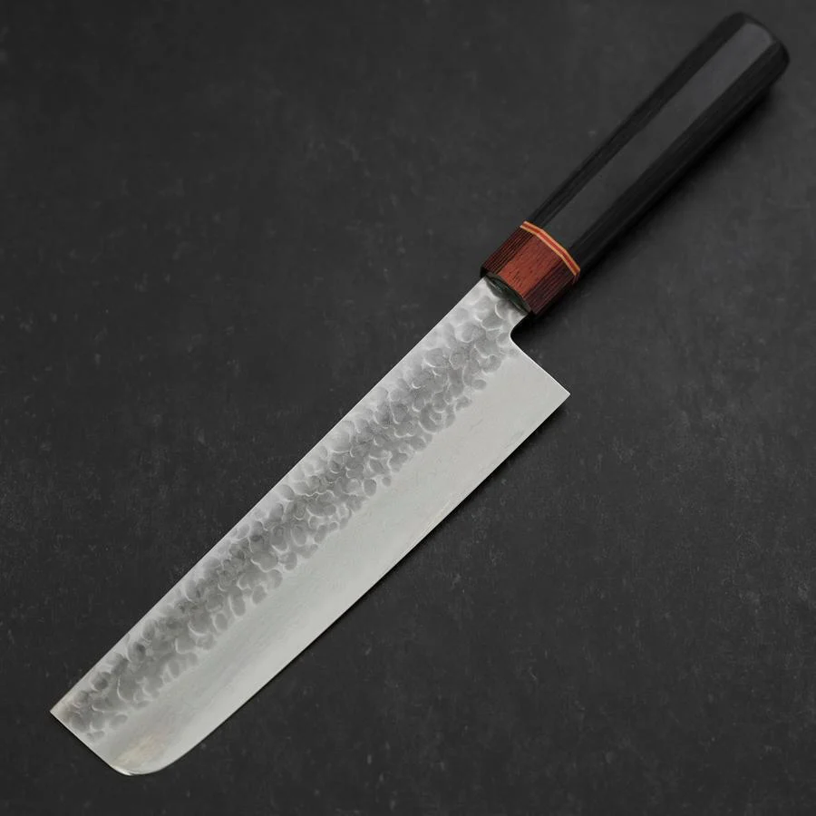 Nakiri AUS-10 Tsuchime Damast Kirschholz Griff 180mm - Image 2