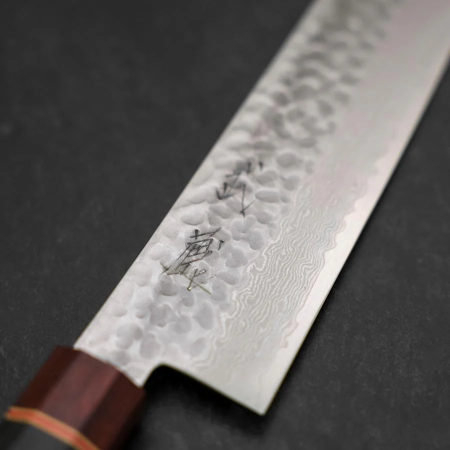 Nakiri AUS-10 Tsuchime Damast Kirschholz Griff 180mm - Image 3