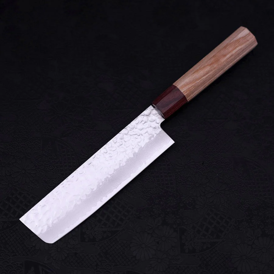 Nakiri AUS-10 Tsuchime Damast Kirschholz Griff 165mm - Image 2