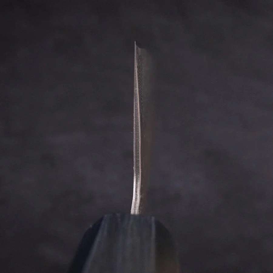 Nakiri AUS-10 Tsuchime Damast Dunkelblau Urushi Griff 165mm - Image 4