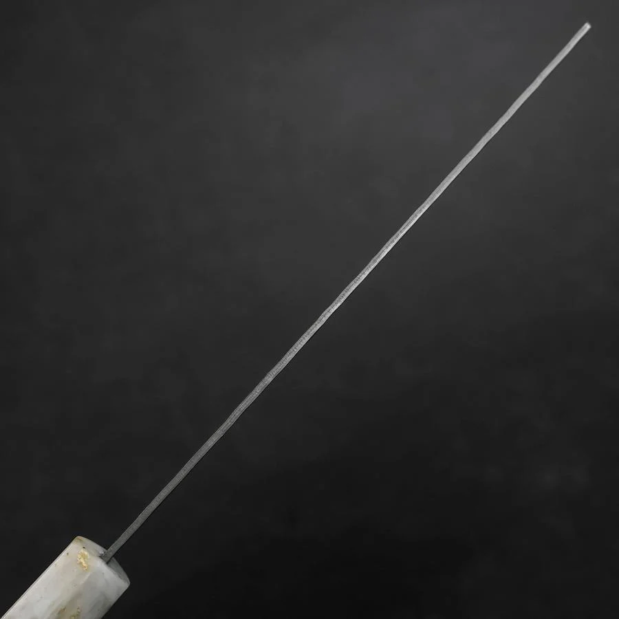 Nakiri AUS-10 Tsuchime Damast Weiß-Schwarzer Ozeanplastik Griff mit Blattgold 165mm - Image 5