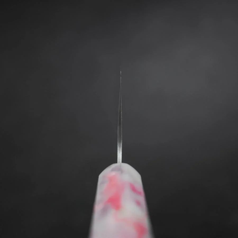Nakiri AUS-10 Tsuchime Damast Sakura Rosa Ozeanplastik Griff mit Blattgold 165mm - Image 4