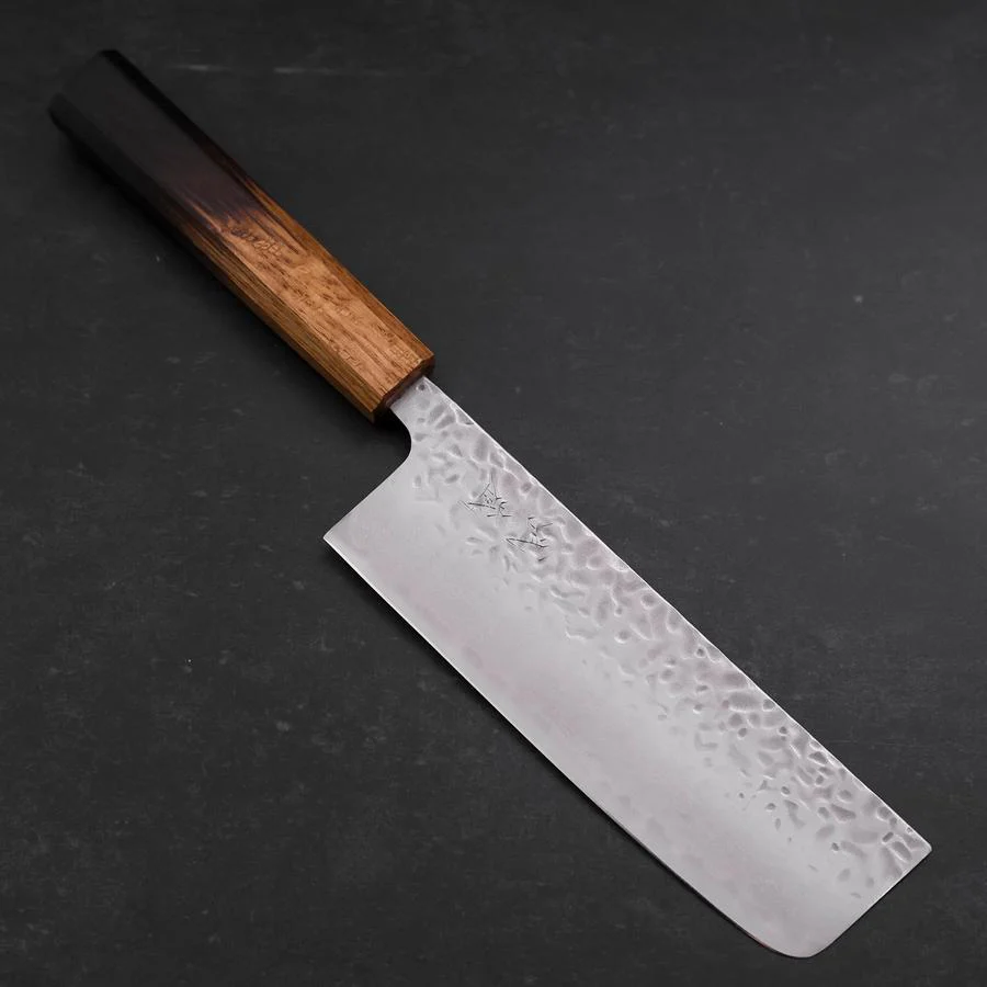 Nakiri AUS-10 Tsuchime Damast Yaki Urushi Griff 165mm