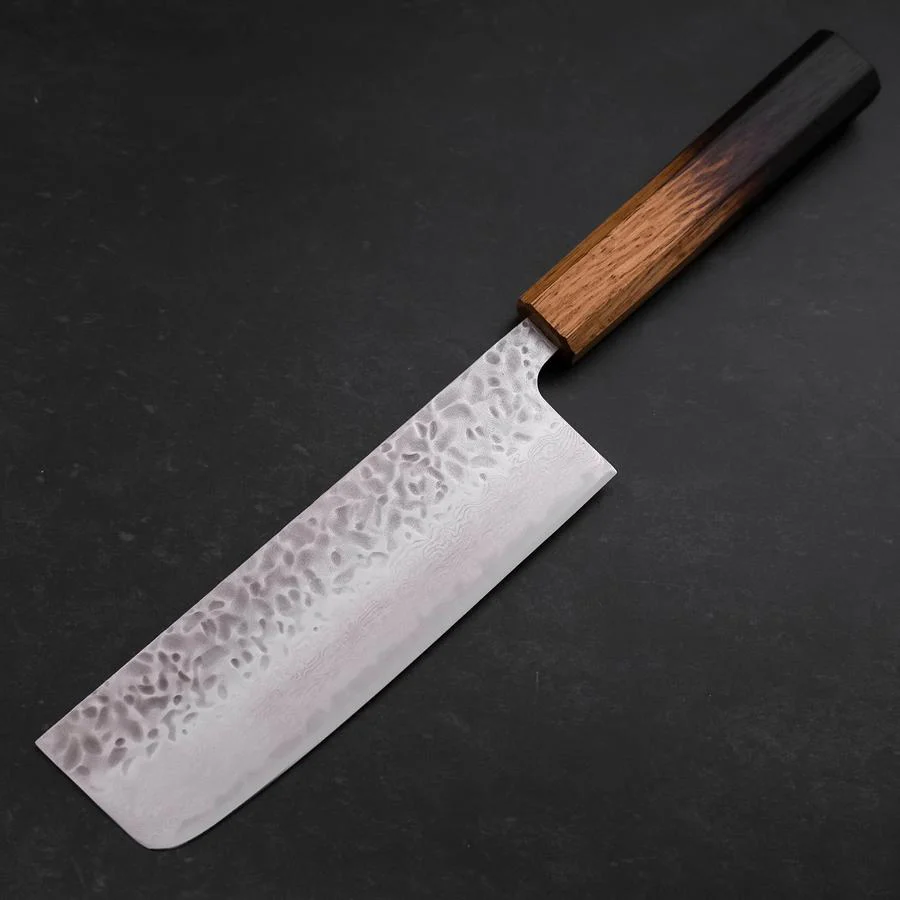 Nakiri AUS-10 Tsuchime Damast Yaki Urushi Griff 165mm - Image 2