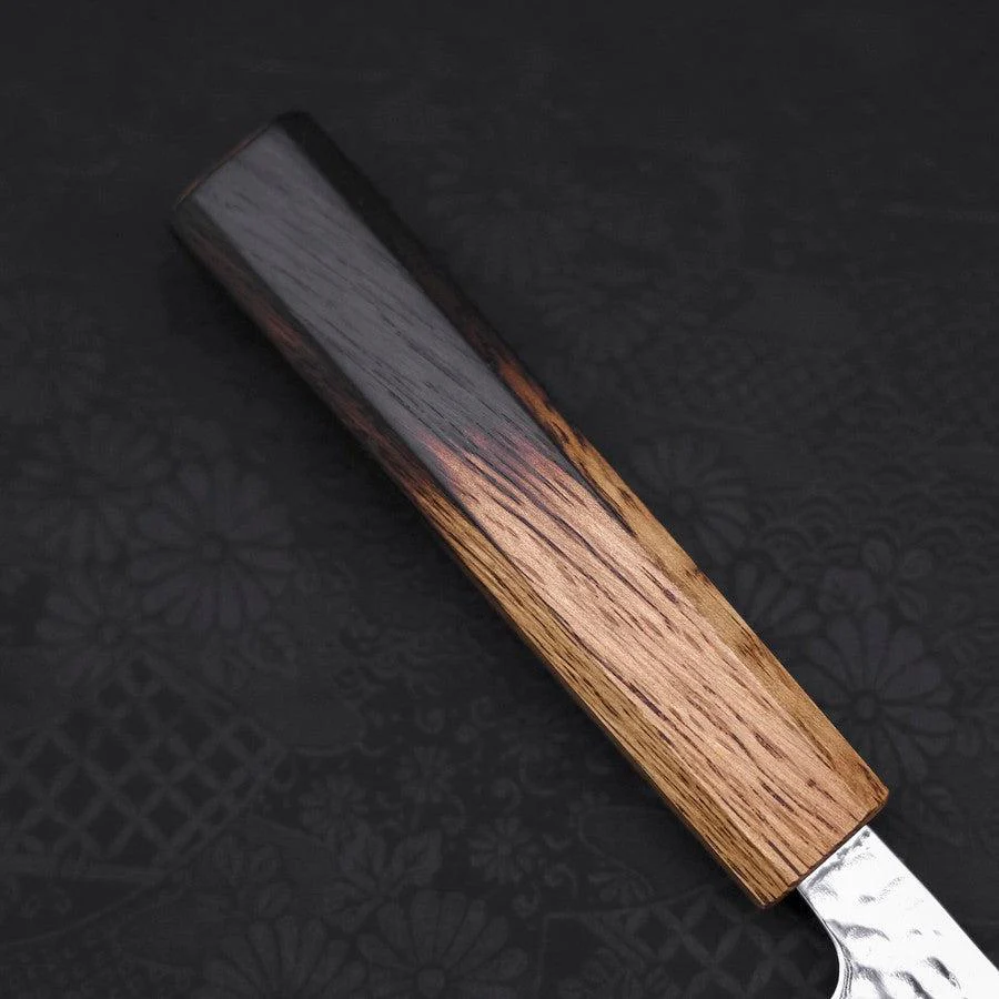 Nakiri AUS-10 Kagami-Tsuchime Damast Yaki Urushi Griff 165mm - Image 6