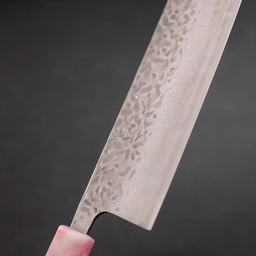 Nakiri AUS-10 Tsuchime Damast Sakura Ozeanplastik Griff 165mm - Image 3