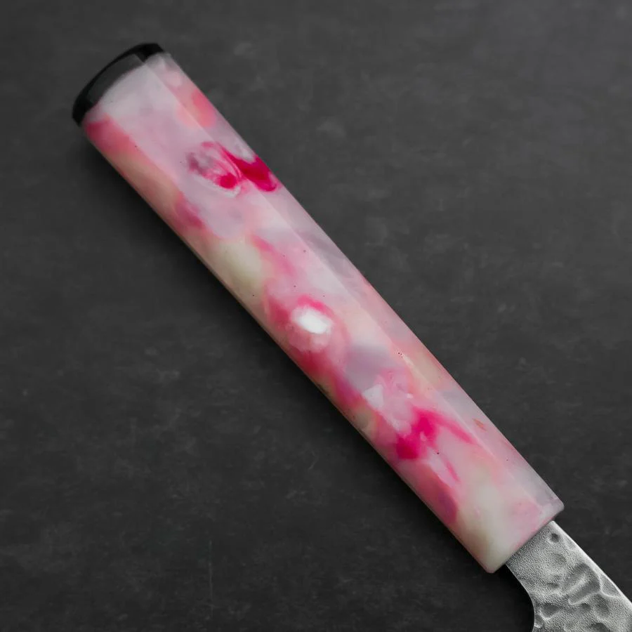 Nakiri AUS-10 Tsuchime Damast Sakura Ozeanplastik Griff 165mm - Image 6
