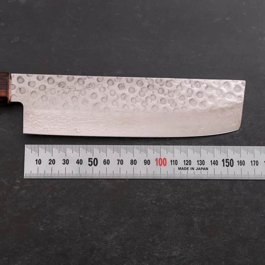 Nakiri AUS-10 Tsuchime Damast Sumi Urushi Griff 165mm - Image 7