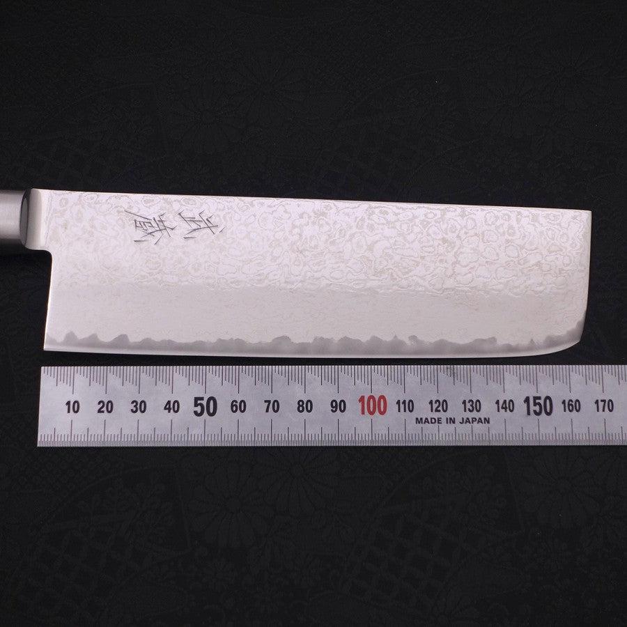 Nakiri AUS-10 Wellen-Nickel Damast Roter Westlicher Griff 165mm - Image 7