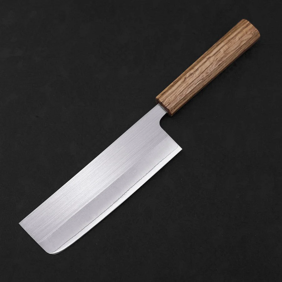 Nakiri AUS-8 Poliert Eichenholz Griff 165mm - Image 2