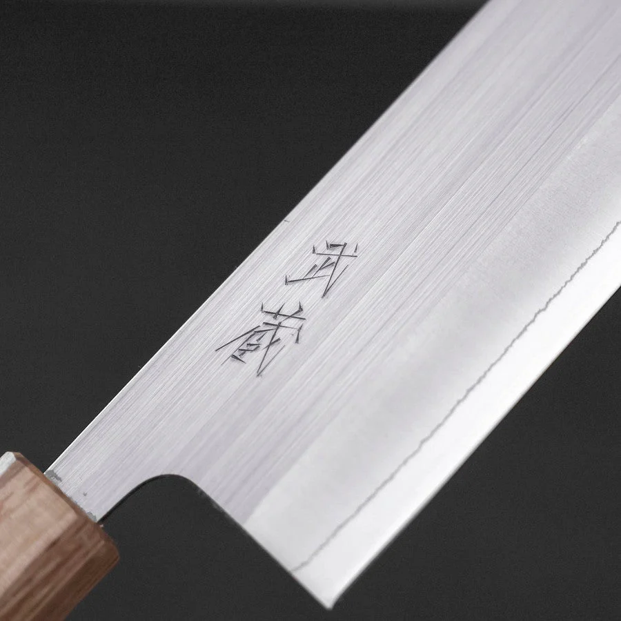 Nakiri AUS-8 Poliert Eichenholz Griff 165mm - Image 3