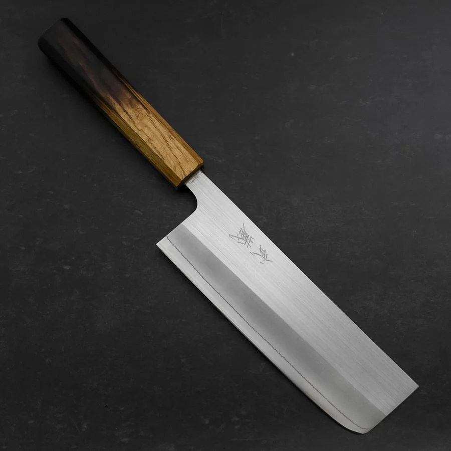 Nakiri AUS-8 Poliert Yaki Urushi Griff 165mm