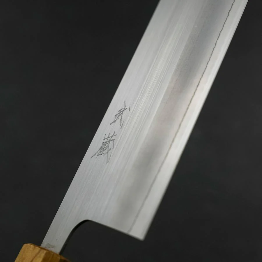 Nakiri AUS-8 Poliert Yaki Urushi Griff 165mm - Image 3