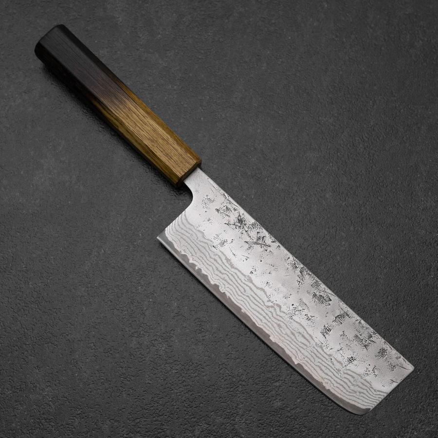 Nakiri AUS-8 Nashiji Damast Kirschholz Griff 160mm