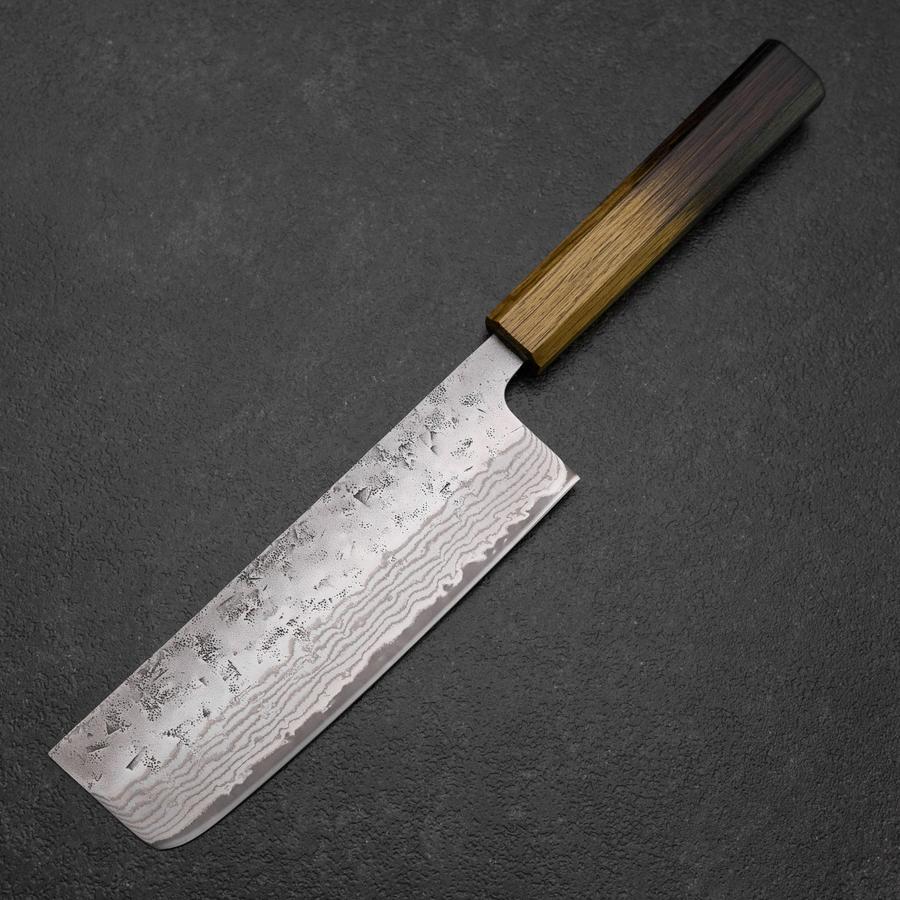 Nakiri AUS-8 Nashiji Damast Kirschholz Griff 160mm - Image 2