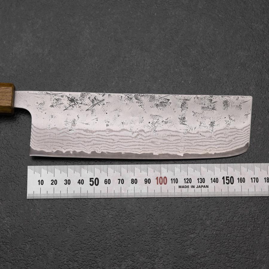 Nakiri AUS-8 Nashiji Damast Kirschholz Griff 160mm - Image 7