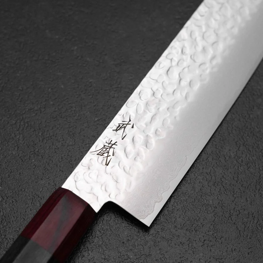 Nakiri AUS-8 Tsuchime Damast Pakka Griff 165mm - Image 3