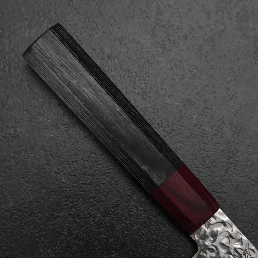 Nakiri AUS-8 Tsuchime Damast Pakka Griff 165mm - Image 6