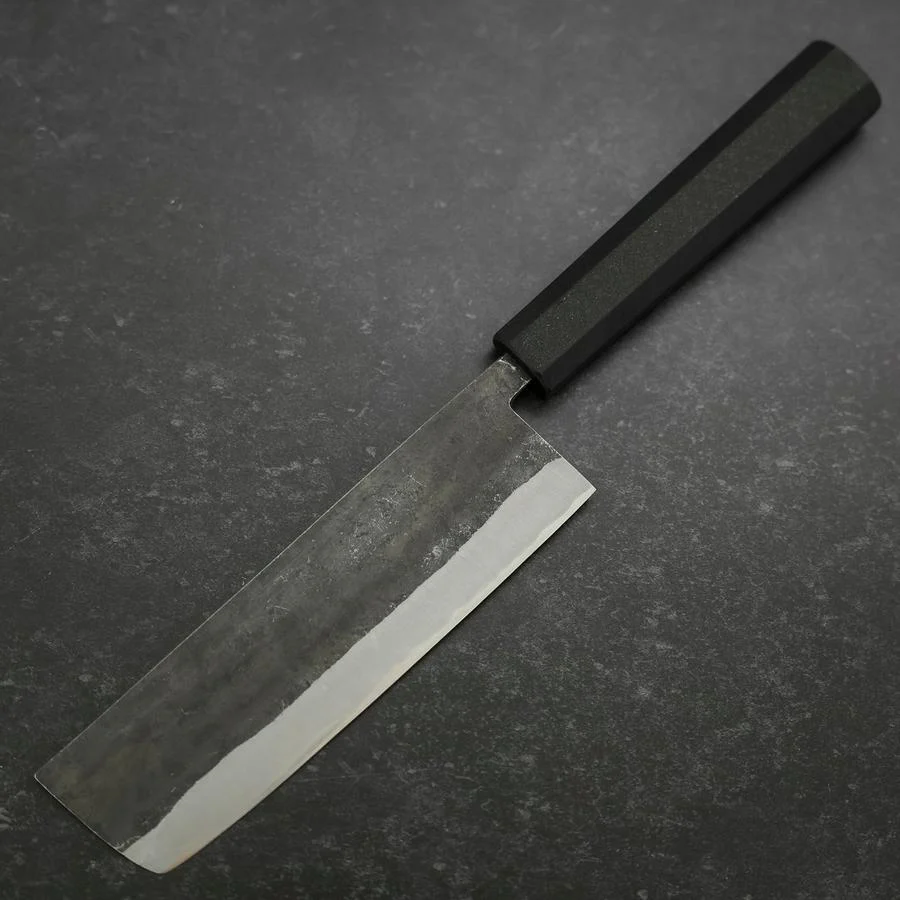 Nakiri Blue Steel #2 Edelstahlummantelung Kurouchi Anti-Rutsch Griff 165mm - Image 2