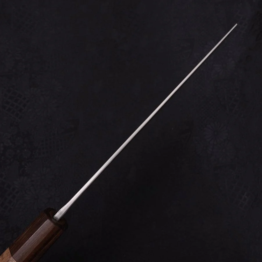 Nakiri Blue Steel #2 Edelstahlummantelung Kurouchi Rosen- und Walnussholz Griff 165mm - Image 5