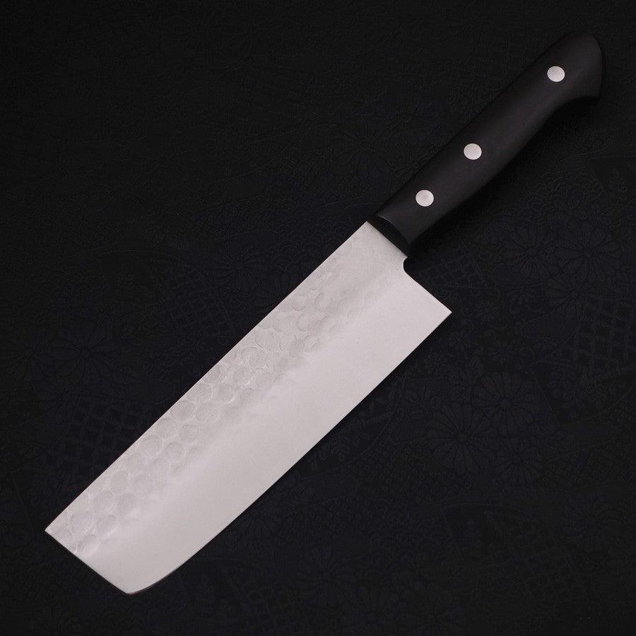 Nakiri Blue Steel #2 Edelstahlummantelung Tsuchime Westlicher Griff 165mm - Image 2