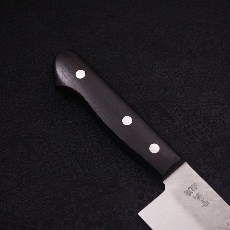 Nakiri Blue Steel #2 Edelstahlummantelung Tsuchime Westlicher Griff 165mm - Image 6