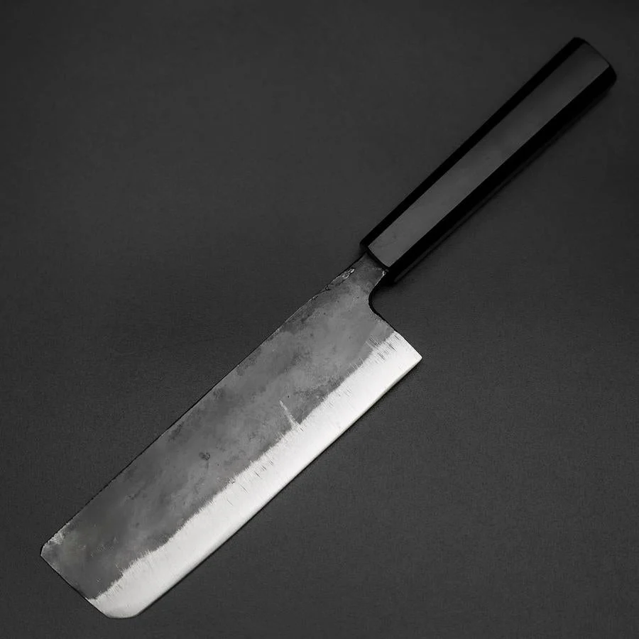 Nakiri Blue Steel #2 Kurouchi Ebenholz Griff 170mm - Image 2