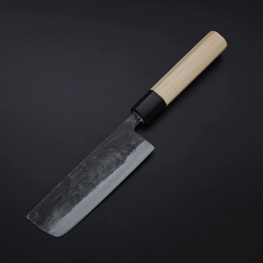 Nakiri Blue Steel #2 Kurouchi Hinoki Griff 135mm