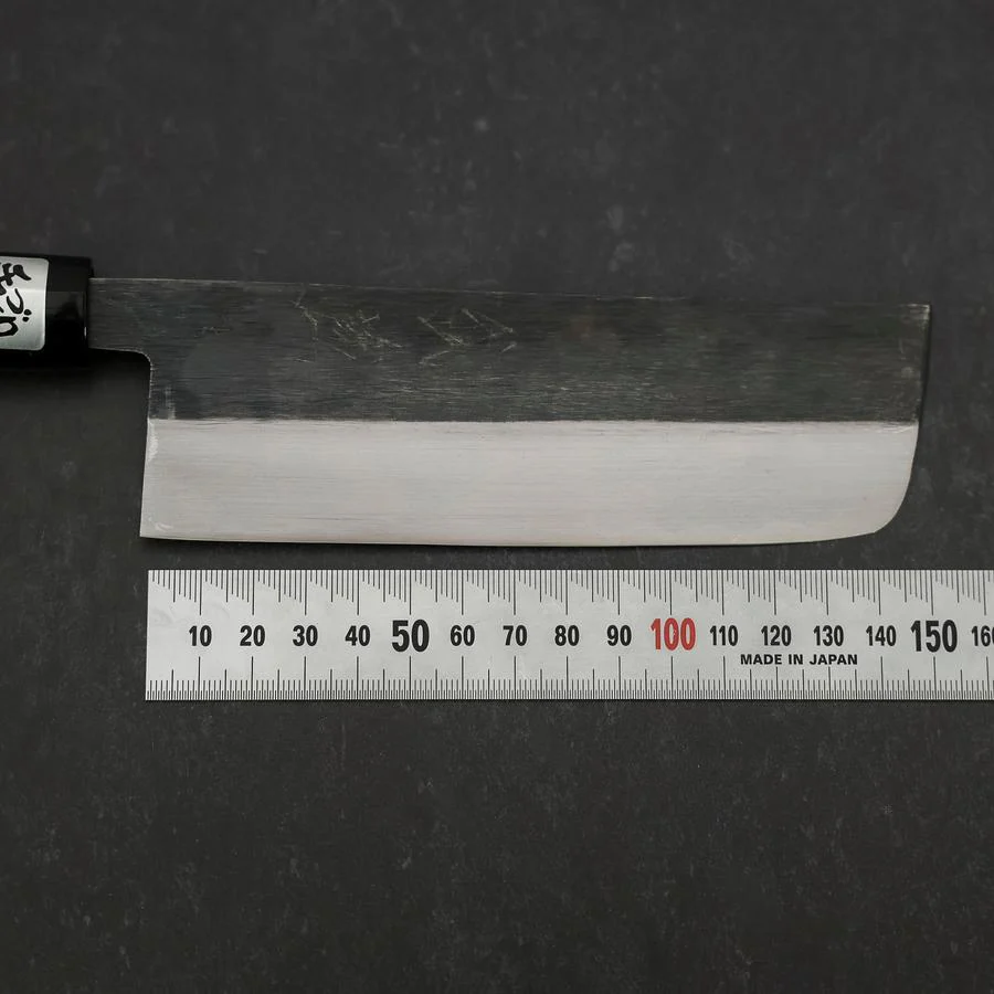 Nakiri Blue Steel #2 Kurouchi Magnolienholz Griff 165mm - Image 7