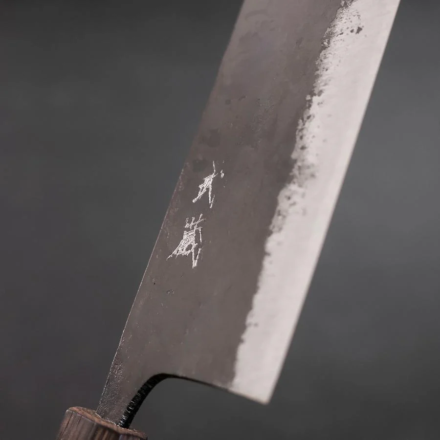 Nakiri Blue Steel #2 Kurouchi Sumi Urushi Griff 165mm - Image 3