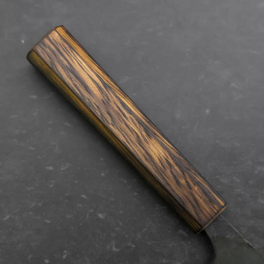 Nakiri Blue Steel #2 Kurouchi Sumi Urushi Griff 165mm - Image 6