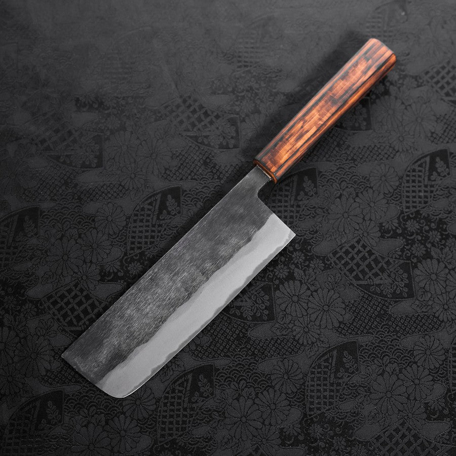 Nakiri Blue Steel #2 Kurouchi Sumi Urushi Griff 165mm - Image 2