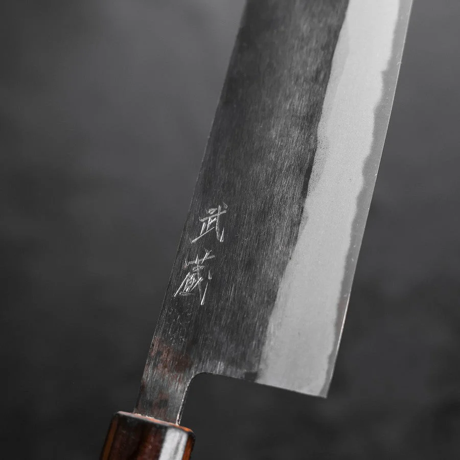 Nakiri Blue Steel #2 Kurouchi Sumi Urushi Griff 165mm - Image 3