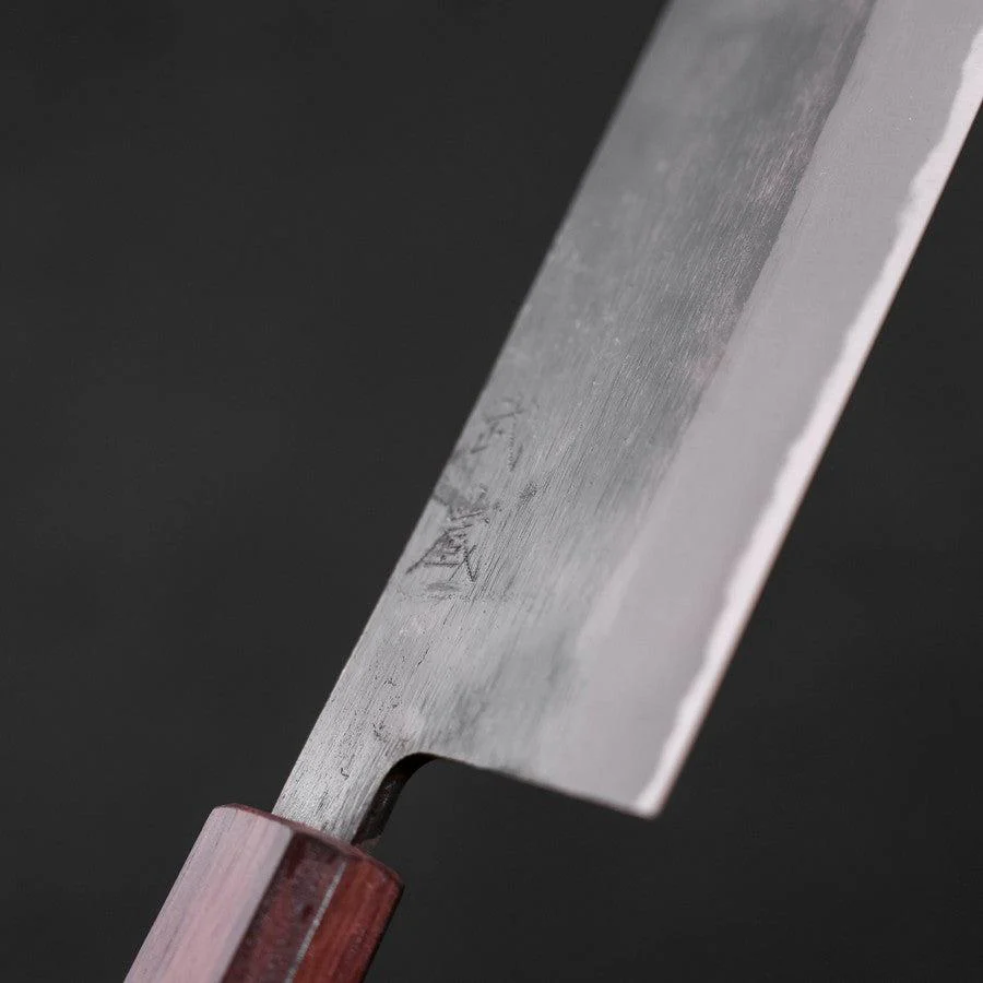 Nakiri Blue Steel #2 Kurouchi Lila Urushi Griff 165mm - Image 3
