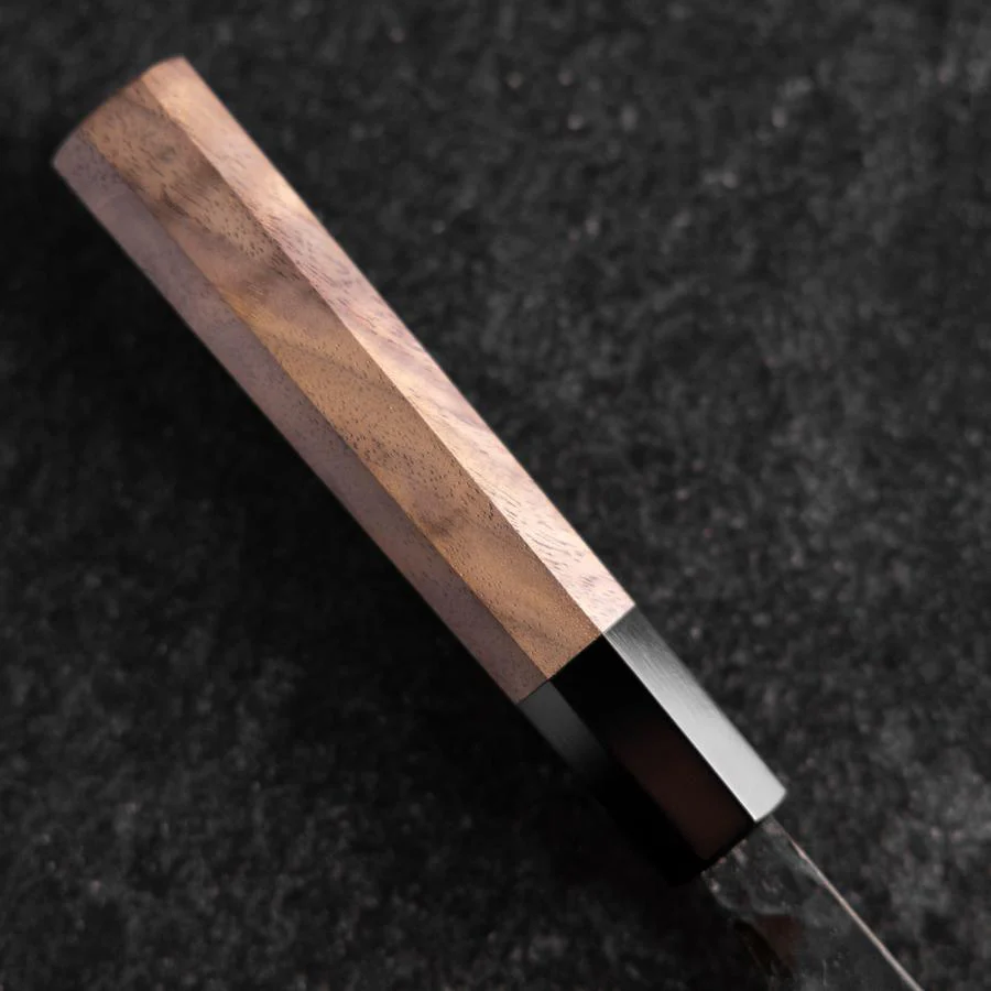 Nakiri Blue Steel #2 Kurouchi Walnussholz Griff 165mm - Image 6