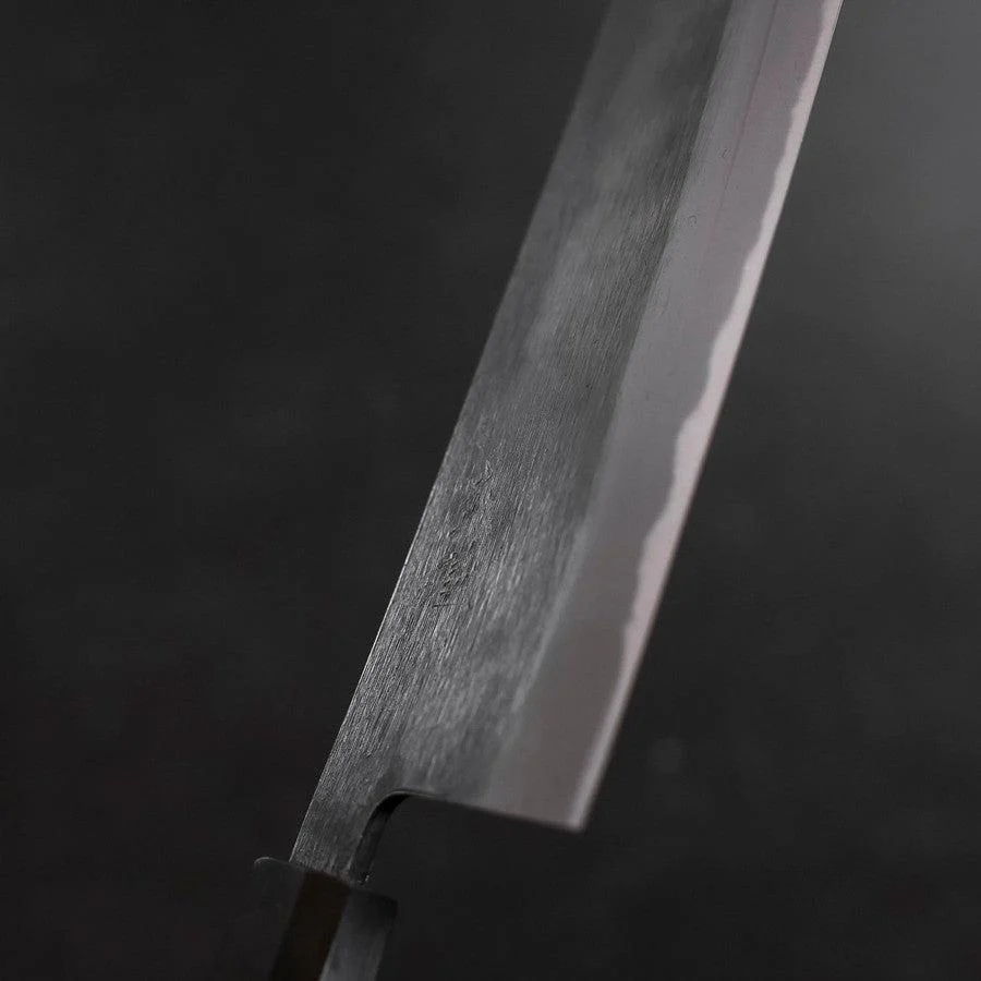 Nakiri Blue Steel #2 Kurouchi Walnussholz Griff 165mm - Image 3