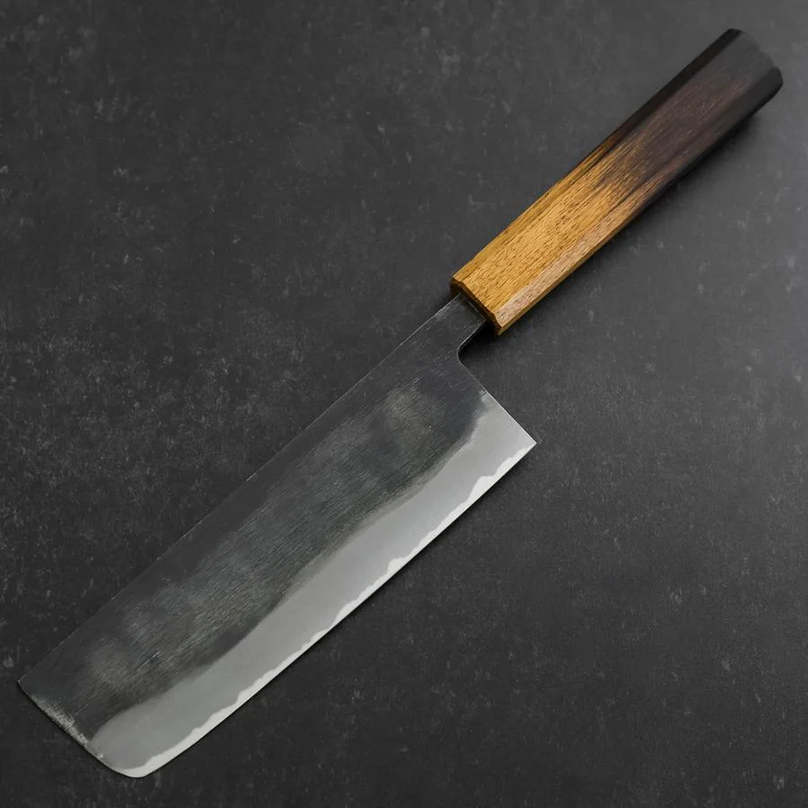 Nakiri Blue Steel #2 Kurouchi Yaki Urushi Griff 165mm - Image 2