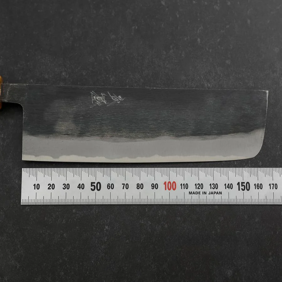 Nakiri Blue Steel #2 Kurouchi Yaki Urushi Griff 165mm - Image 7