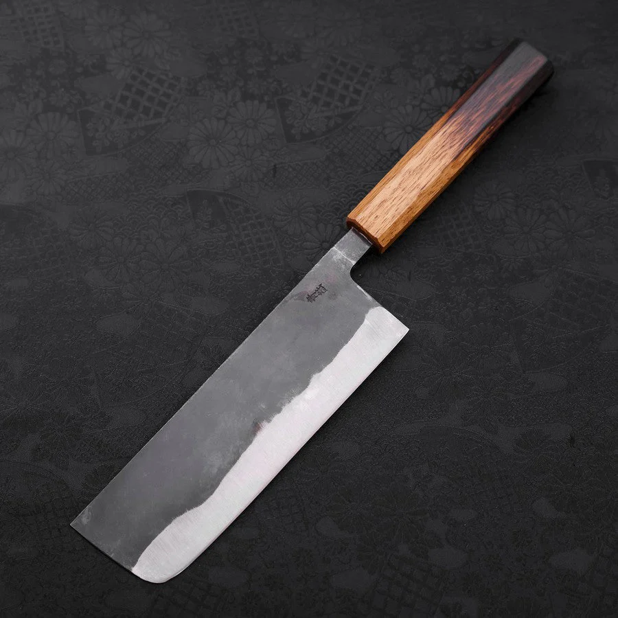 Nakiri Blue Steel #2 Kurouchi Yaki Urushi Griff 165mm - Image 2
