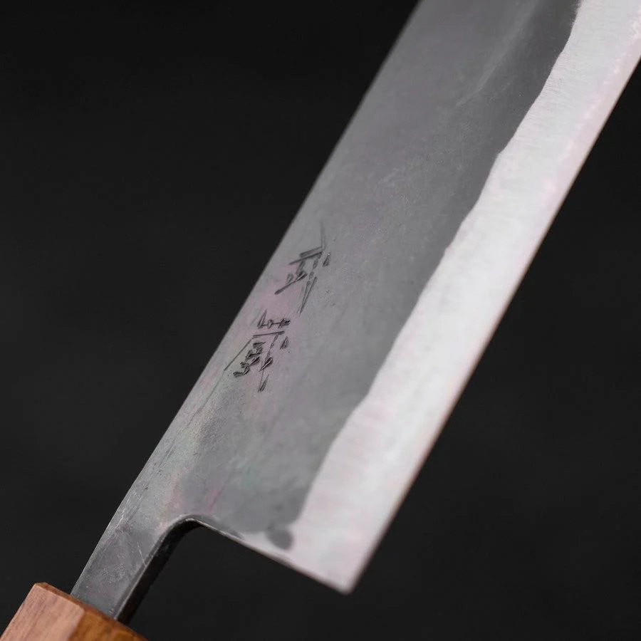 Nakiri Blue Steel #2 Kurouchi Yaki Urushi Griff 165mm - Image 3
