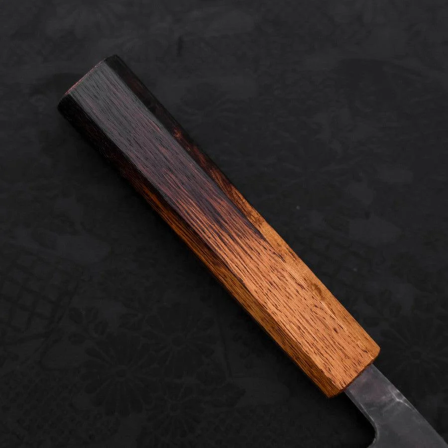 Nakiri Blue Steel #2 Kurouchi Yaki Urushi Griff 165mm - Image 6