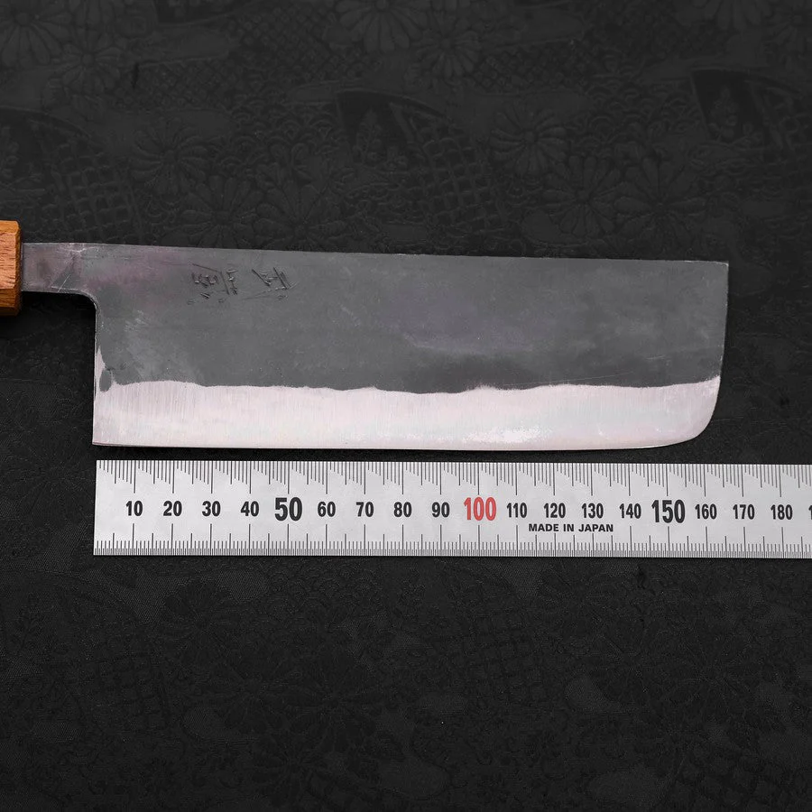 Nakiri Blue Steel #2 Kurouchi Yaki Urushi Griff 165mm - Image 7
