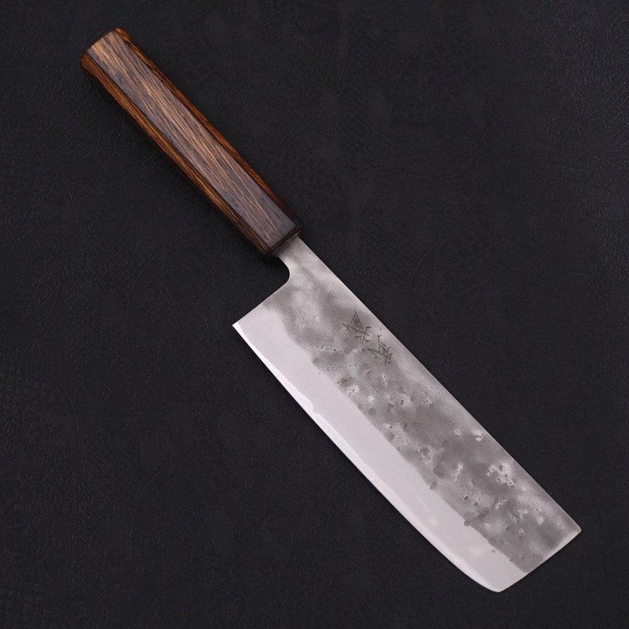 Nakiri Blue Steel #2 Nashiji Sumi Urushi Griff 165mm