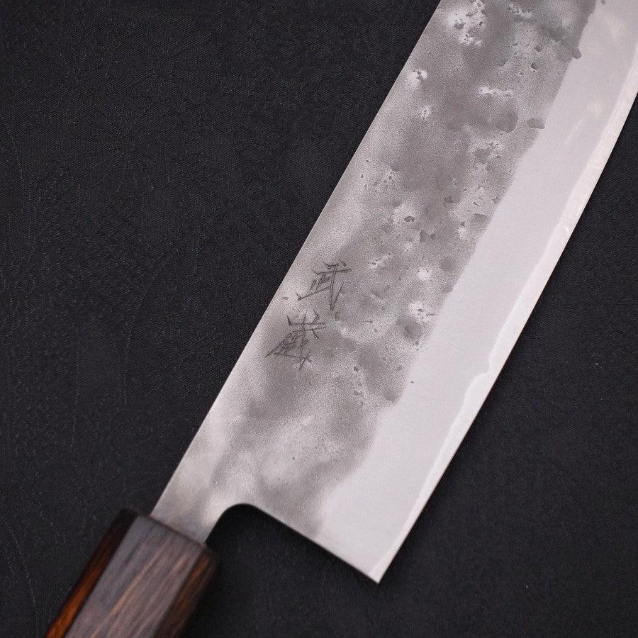 Nakiri Blue Steel #2 Nashiji Sumi Urushi Griff 165mm - Image 3
