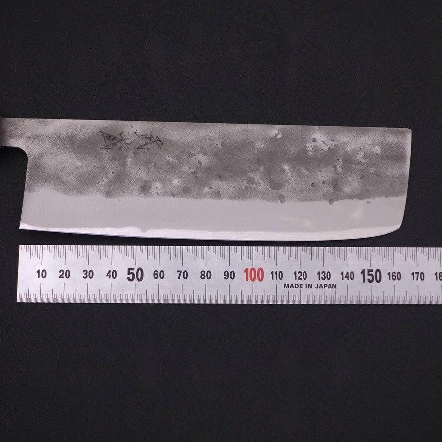 Nakiri Blue Steel #2 Nashiji Sumi Urushi Griff 165mm - Image 7